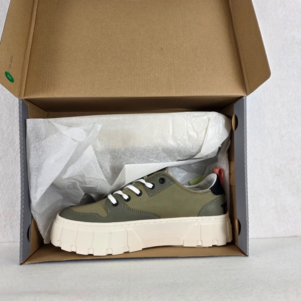 Palladium Pallatower LO Women's Platform Sneakers Size 9.5 Vetiver New in ‎ Box